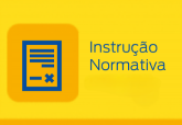 INSTRUÇÕES NORMATIVAS